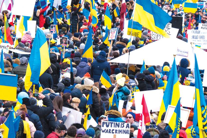 Prayers abound in Ukraine’s decisive moment