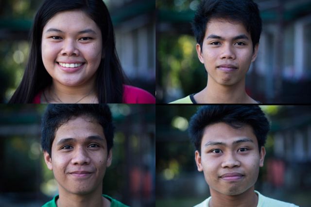 Filipino students go back to school