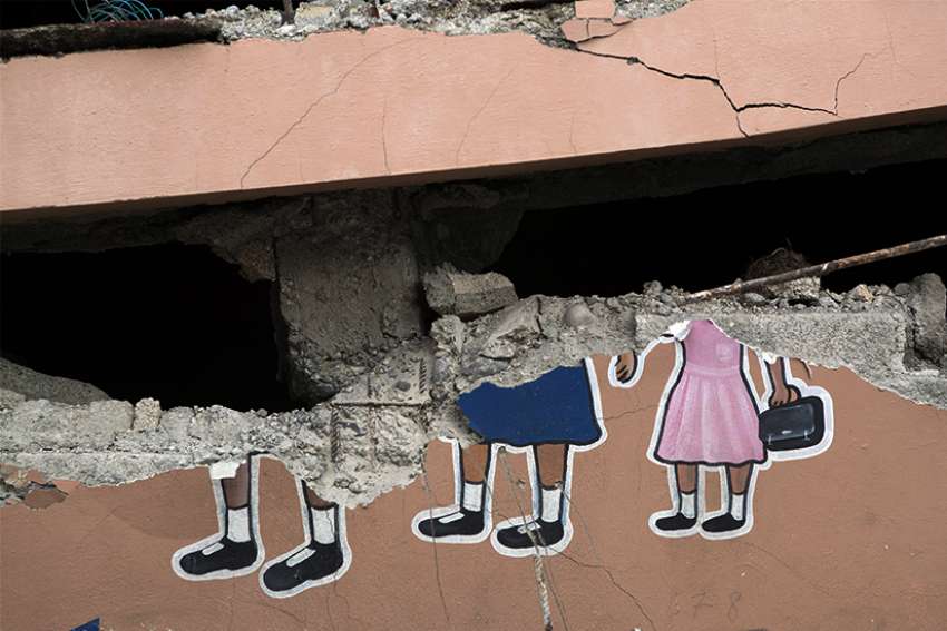 Catholic, grassroots groups work with survivors after Haiti earthquake