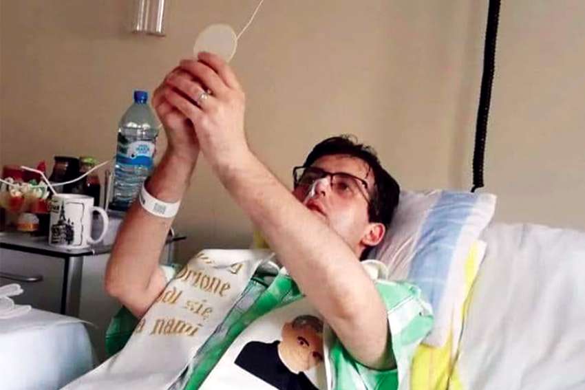 Cancer patient ordained in hospital