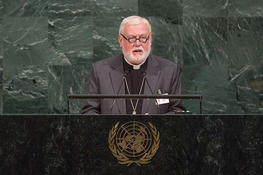 Vatican diplomat calls on U.N. to pursue peace in world's trouble spots