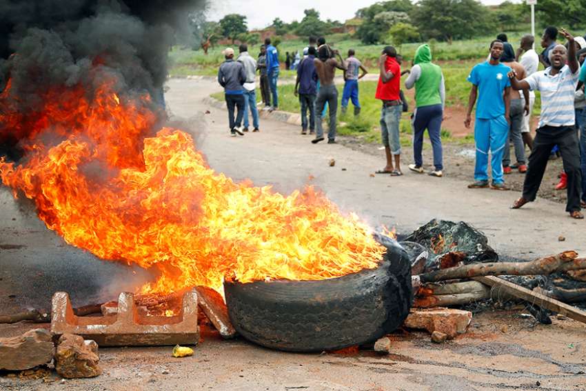 'Zimbabwe is burning': Bishop calls for peace amid political protests