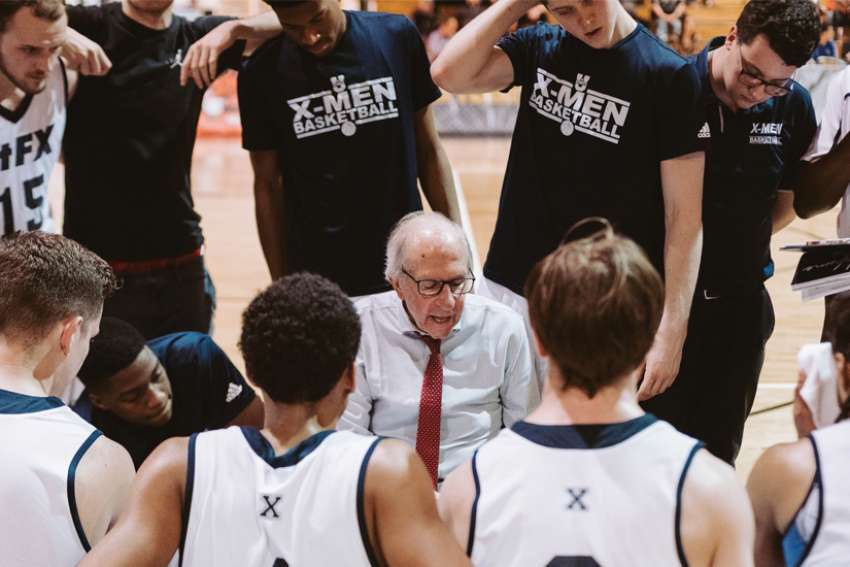 ‘Coach K’ puts faith to work on court for St. Francis Xavier University