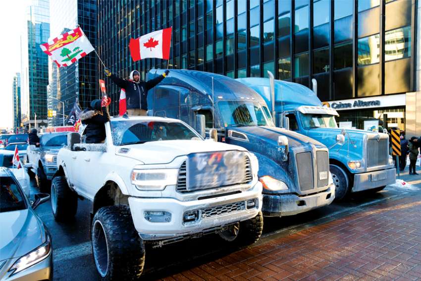 Ottawa basilica cancels Masses due to Freedom Convoy protest