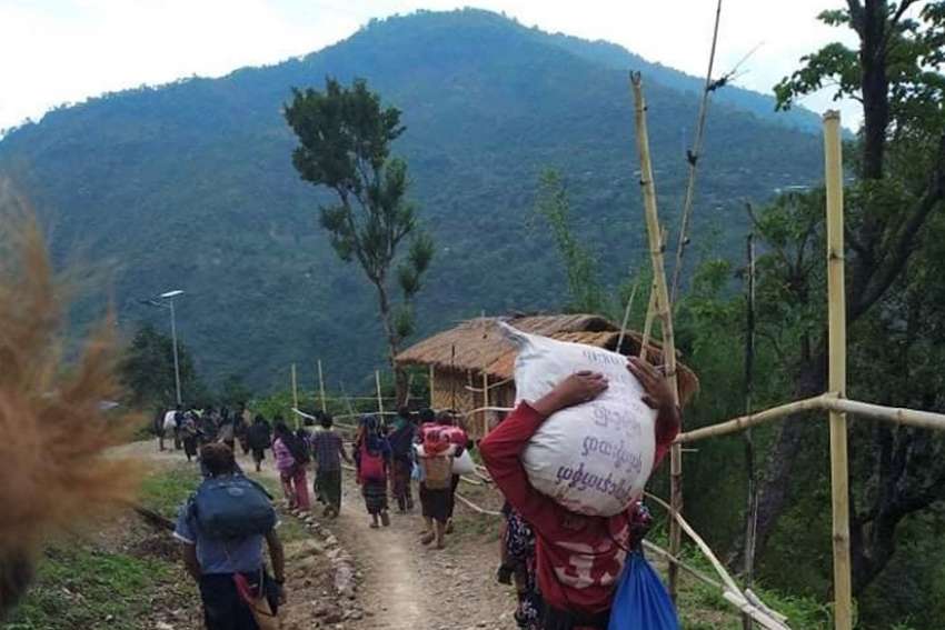 As fighting continues in Myanmar, thousands take refuge in churches