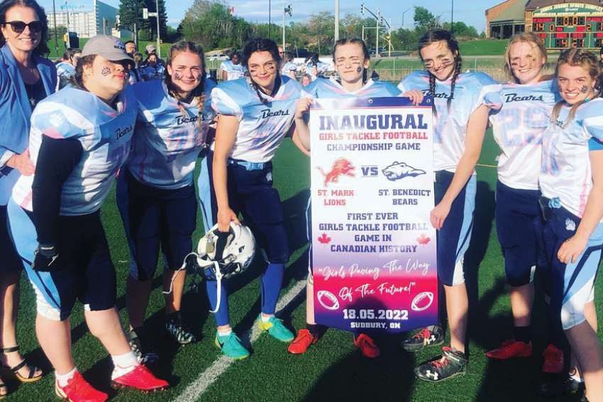 Sudbury, Ottawa squads make history with nation’s first girls tackle football game