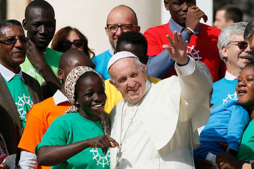 'Share the journey,' embrace migrants, refugees, Pope says