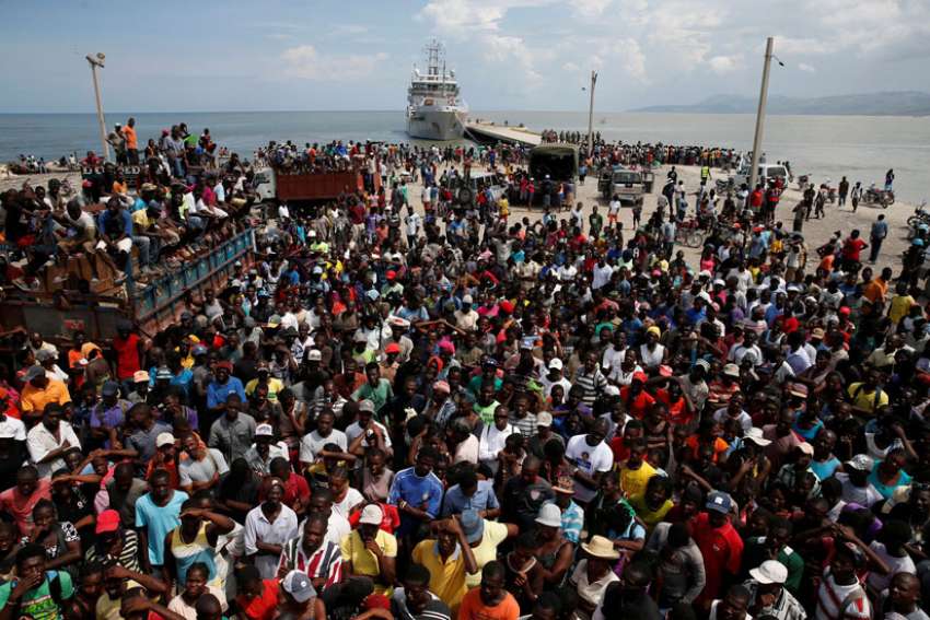 Distributing aid in Haiti is a dangerous proposition