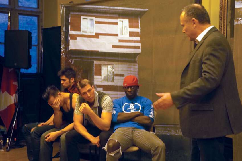 'Man Up!' play brings powerful message of mentoring hopeless young men