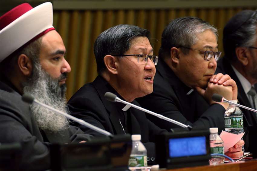 Faith groups care for refugees in ways governments can't, group tells U.N.