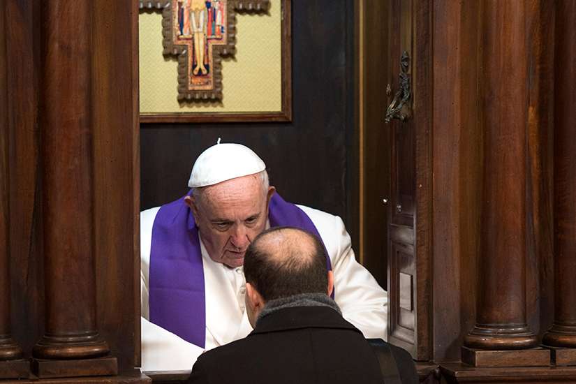 Confession brings the joy of God's love, Pope says