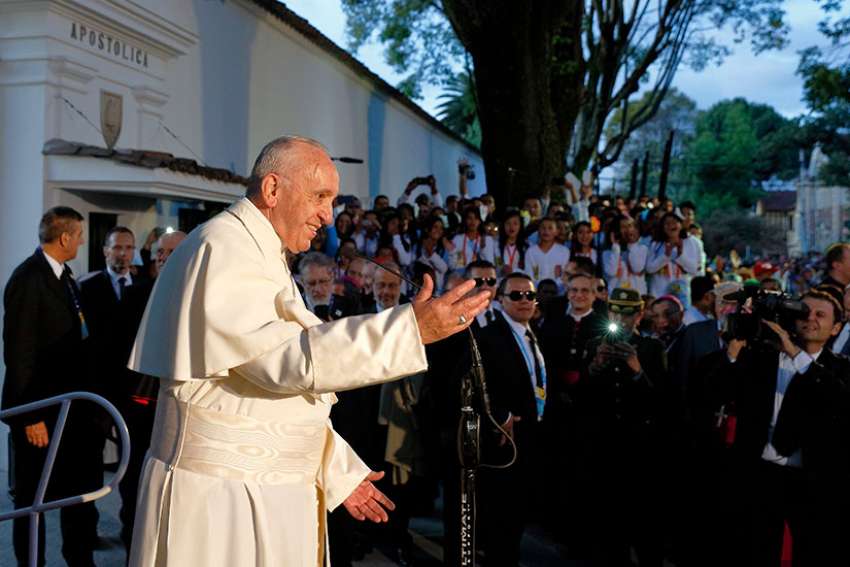 Pope arrives to help promote healing in Colombia, scarred by war