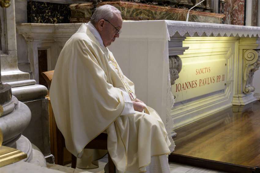 St. John Paul was a good shepherd, Pope Francis says on saint's birthday