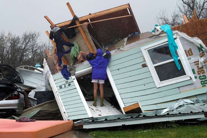 Texas parishioners shocked by devastation caused by Hurricane Harvey