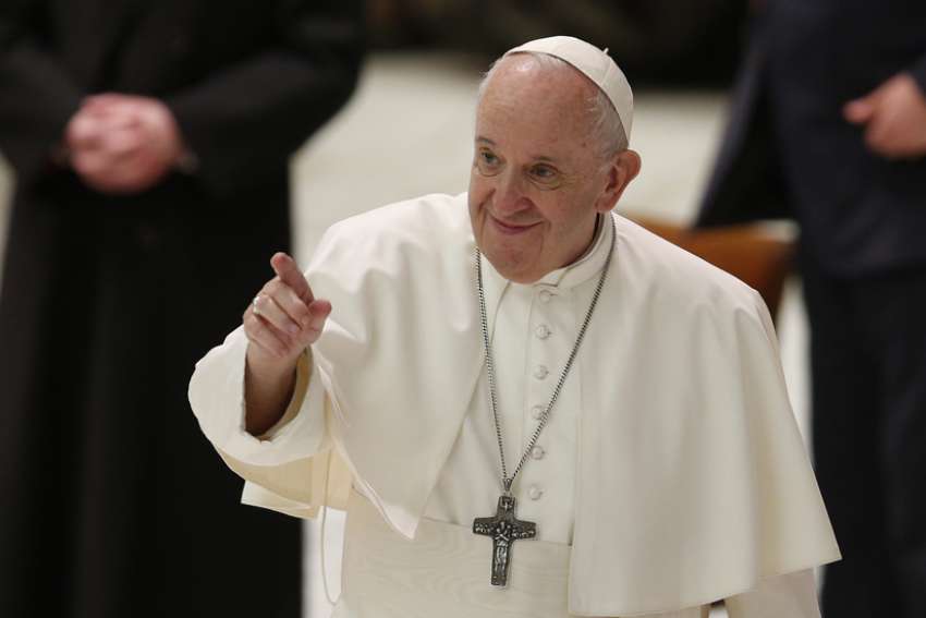Prayer, crying out to God is only source of salvation, Pope says
