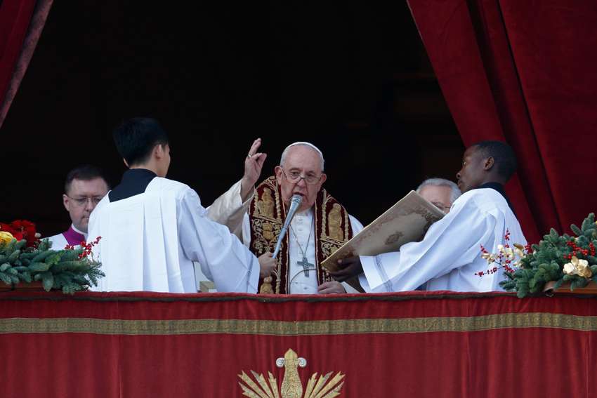 Pope Francis' Christmas message: Listen to the cries of the newborn Prince of Peace