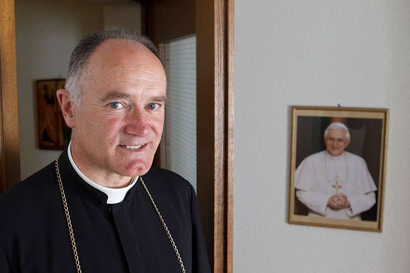 Pope meets head of traditionalist Society of St. Pius X