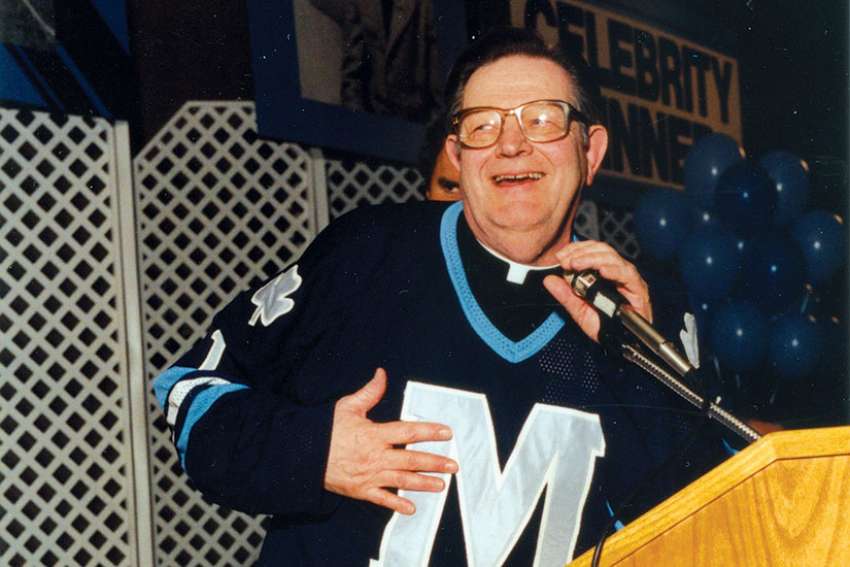 Fr. David Bauer was a man of the cloth, a priest of the rink