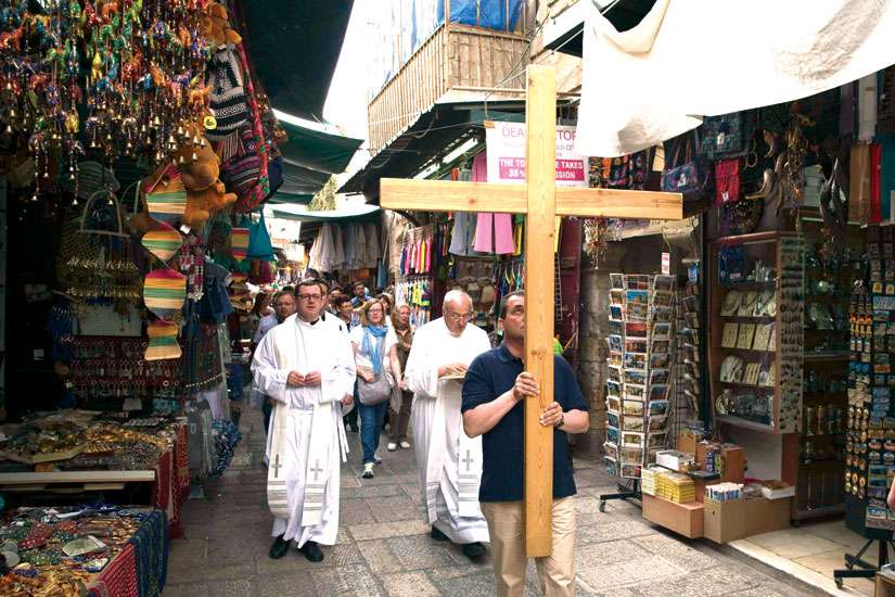 Via Dolorosa pilgrims not troubled over exact route