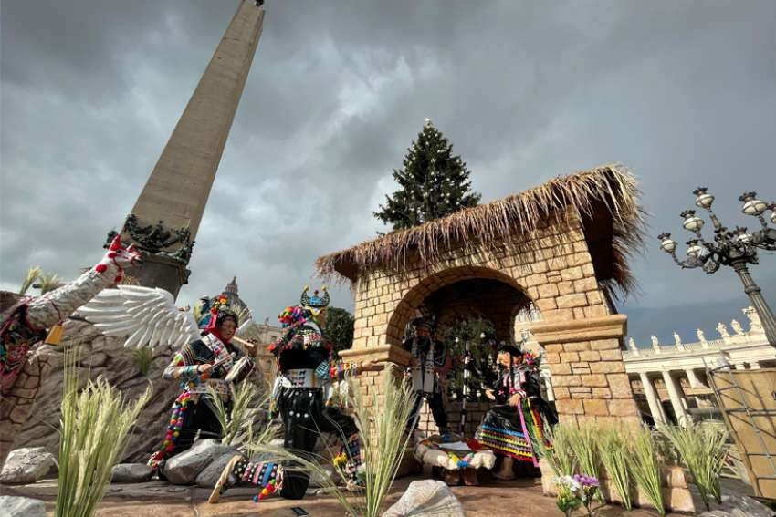 Vatican Nativity crèche inspired by Peru's Andean region