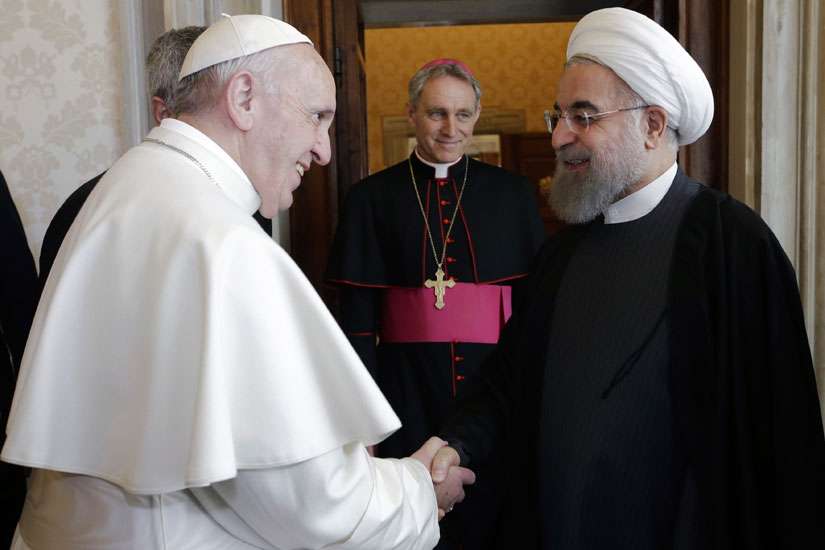 Pope tells Iran's president he has 'high hopes' for peace