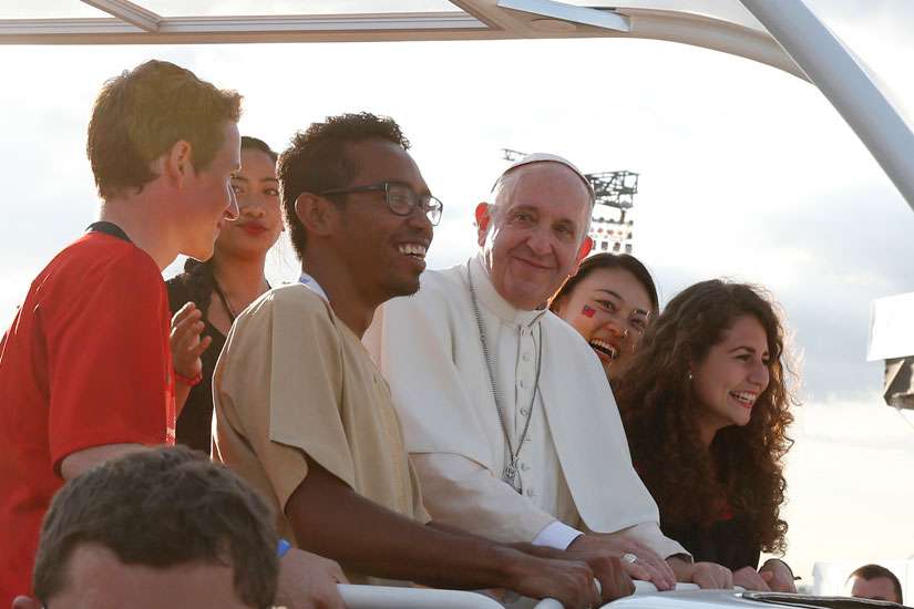 Don’t tuck life away, take risks, Pope tells young people