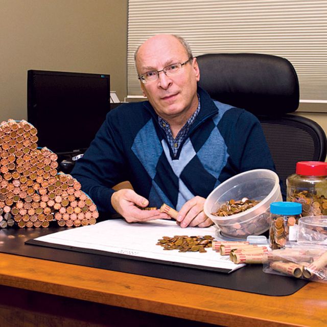 One million pennies in one year for charity