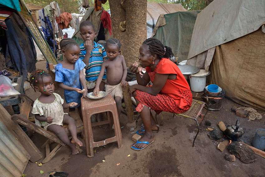 Hungry, scared South Sudanese stay in cathedral compound for protection