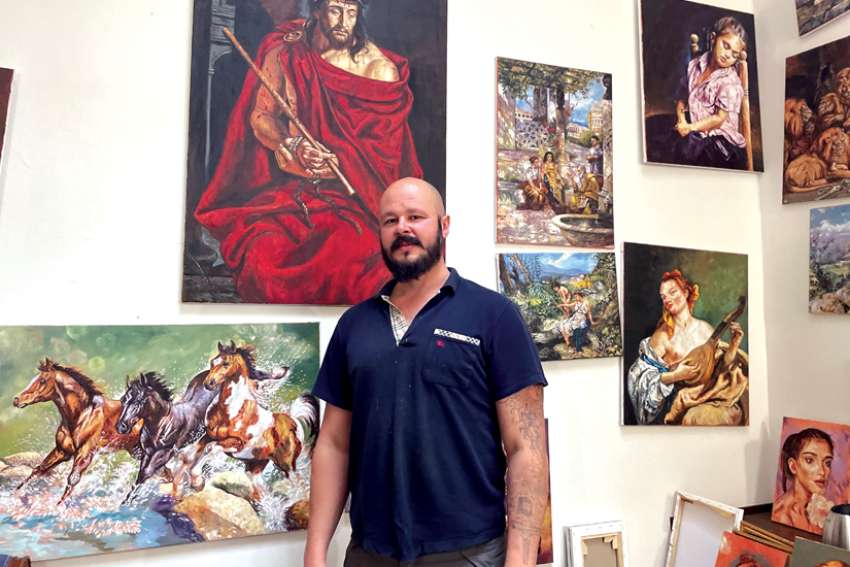 Christmas stamps feature work of homeless artist