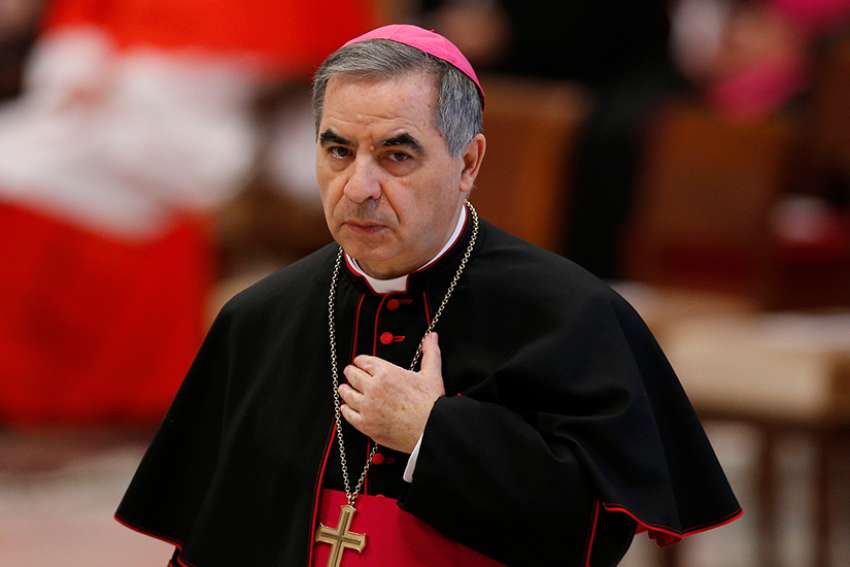 Cardinal-designate Becciu named prefect of congregation for saints