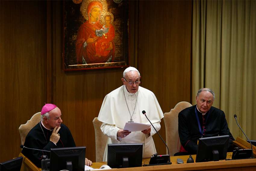 Eliminating any difference between sexes 'is not right,' pope says