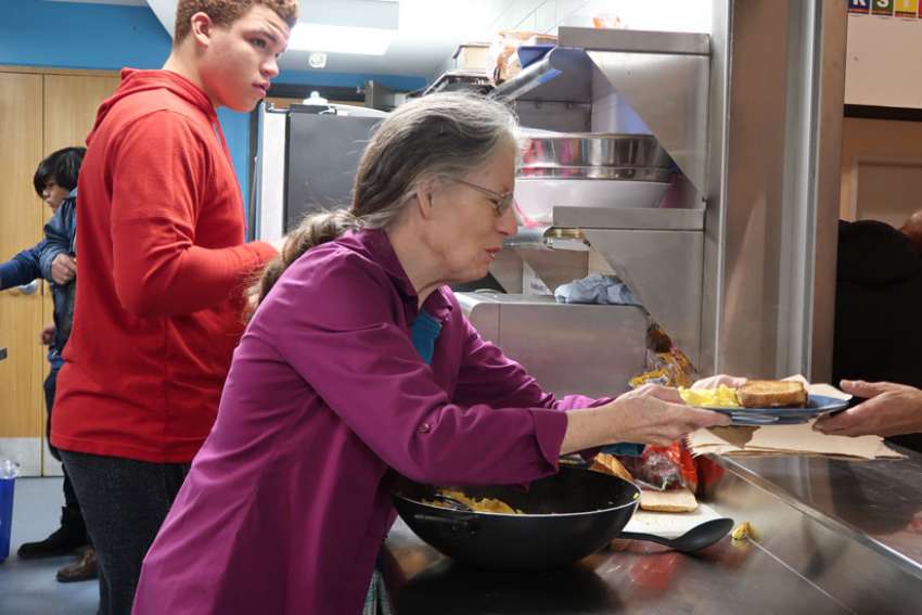 Eggs, ham, warm welcome all part of breakfast program