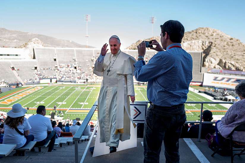 Slow day at Sun Bowl turns into party, then settles down for Mass viewing