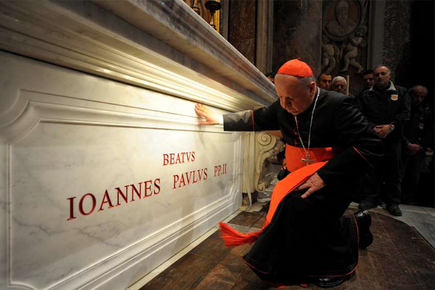Polish cardinal, St. John Paul's aide, defends pontiff's record on sex abuse