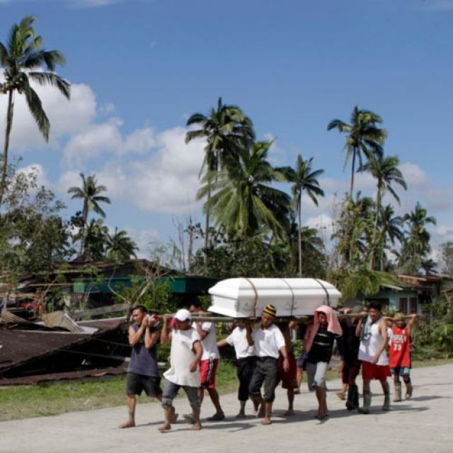 Damage in Philippines from typhoon looks like tsunami hit, CRS rep says 