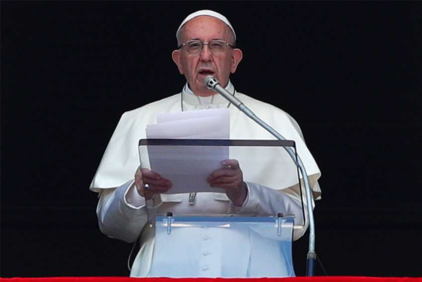 Faith is a relationship, not a set of rules between slave and master, Pope says at Angelus