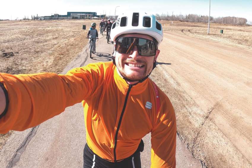Teacher rides for suicide prevention
