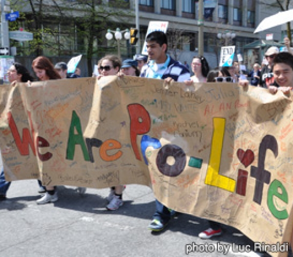 Marching for life in Ottawa