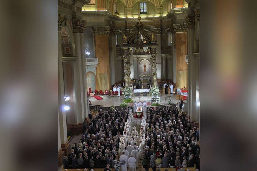 Hundreds of clergy, laity mourn Turcotte, 'cardinal of the working people'