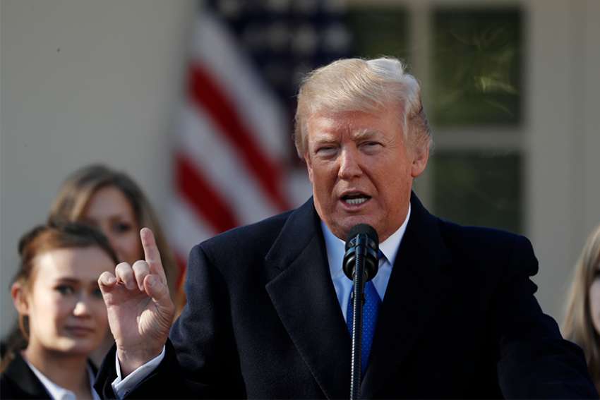 Every child 'a precious gift from God,' Trump says at March for Life rally